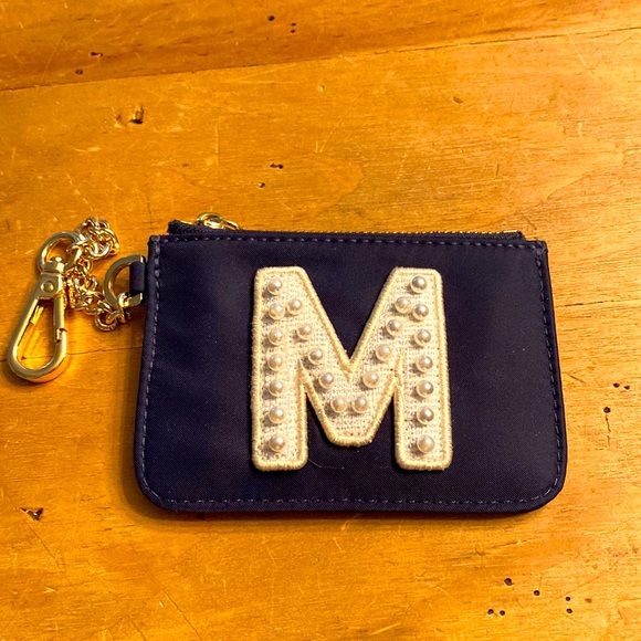 Stoney Clover Lane Mini Keychain Wallet Navy